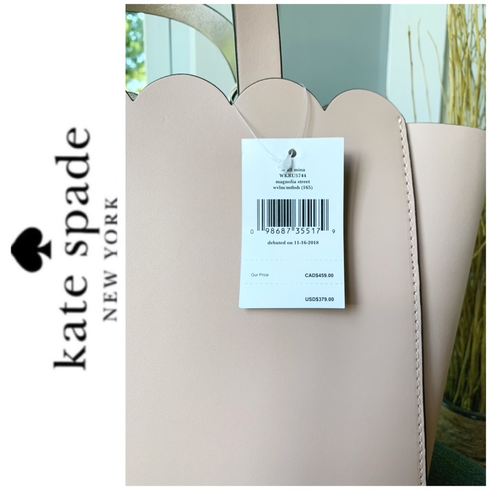 NWT Kate Spade genuine leather crossbody satchel - Picture 6 of 8